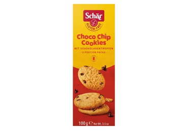 Cepumi SCHAR ar šokolādes gabaliņiem bez glutēna 100g
