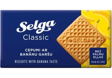 Cepumi SELGA ar banānu garšu 180g