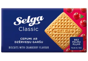 Cepumi SELGA ar dzērveņu garšu 180g