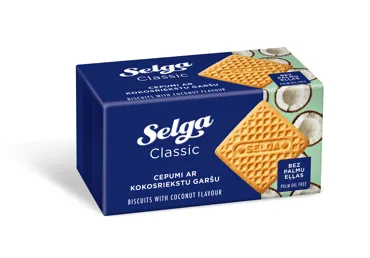 Cepumi SELGA ar kokosriekstu garšu 180g