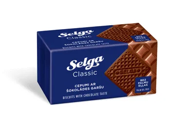 Cepumi Selga ar šokolādes garšu 180g