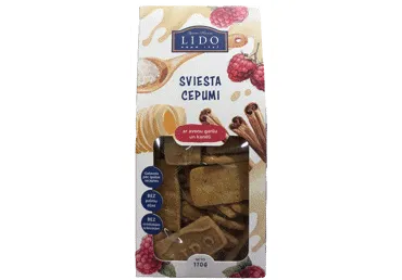 Cepumi sviesta aveņu garšas ar kanēli LIDO 170g