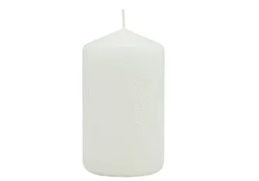 Cilindrsvece balta 5,8x10cm