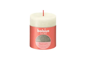 Cilindrsvece SUNSET SOFT PEARL 7x7x8cm