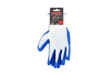 Cimdi ar nitrila plaukstu SOLID M L XL