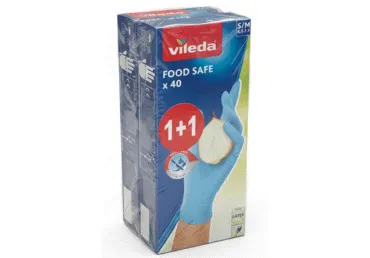 Cimdi VILEDA Food Safe S/M 40gab.1+1