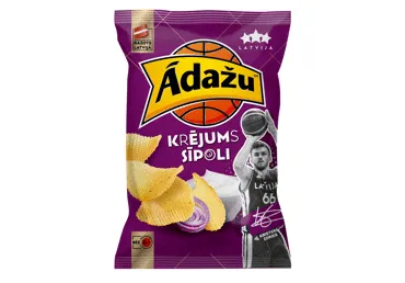 Čipsi Ādažu krējuma,sīpolu 130g