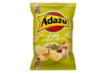 Čipsi Ādažu sēnes krējuma mērcē 130g