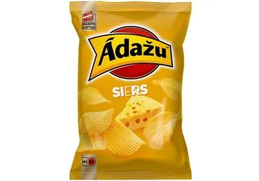 Čipsi ĀDAŽU ar siera garšu 130g