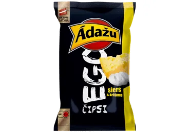 Čipsi Ego ĀDAŽU siera krējuma 240g