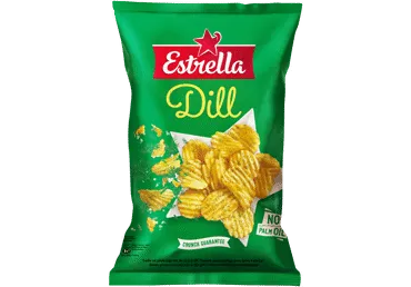 Čipsi Estrella ar aromātiskām dillēm 130g