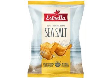 Čipsi ESTRELLA Kettle ar sāli 120g