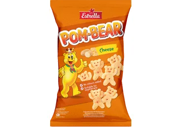 Čipsi ESTRELLA Pom Bear ar siera garšu 65g