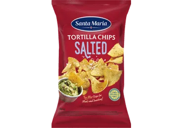 Čipsi tortiļu SANTA MARIA ar sāli 185g