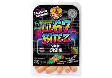 Cīsiņi 67 Lil' Bitez ar mērci ĀDAŽI 430g