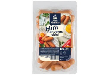 Cīsiņi mini Rakveres RĪGAS MIESNIEKS 420g