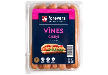 Cīsiņi Vīnes 520g, Forevers