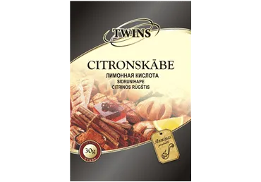 Citronskābe 30g, Twins