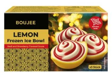 Citronu saldējums citrona mizā BOUJEE 180g