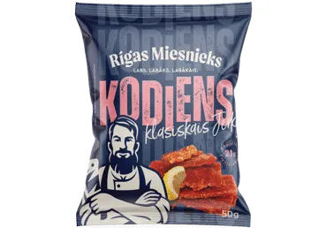 Cūkgaļas Jerky klasiskais KODIENS 50g