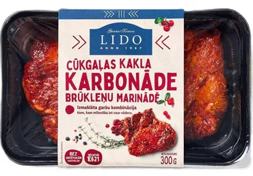 Cūkgaļas kakla karbonāde brūkleņu marinādē LIDO 300g