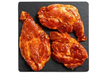 Cūkgaļas kakla karbonāde šķēlēs marinādē kg