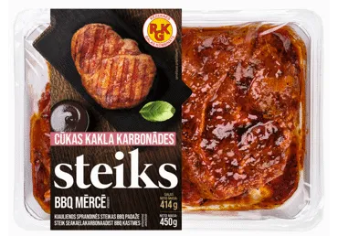 Cūkgaļas kakla karbonādes steiks BBQ RGK 450g