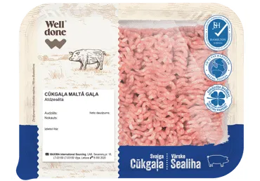 Cūkgaļas maltā gaļa WELL DONE 400g