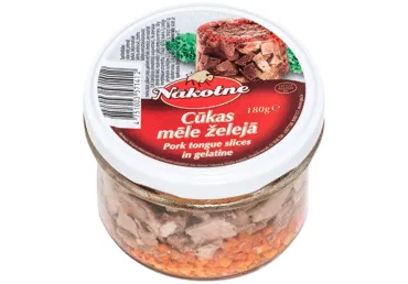 Cūkas mēle želejā 180g, GPU Nākotne