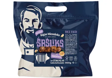 Cūkgaļas šašliks ar ķiplokiem RM 800g