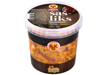 Cūkgaļas šašliks BBQ marinādē 1kg