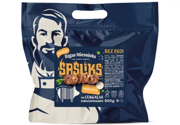 Cūkgaļas šašliks majonēzē RĪGAS MIESNIEKS 800g