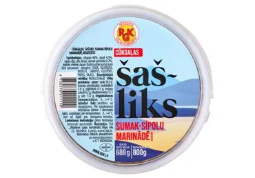 Cūkgaļas šašliks sumak-sīpolu m.RGK 800g