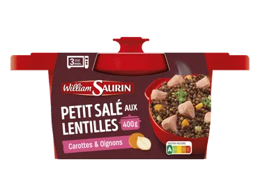 Cūkgaļas sautējus ar lēcām WILLIAM SAURIN 400g