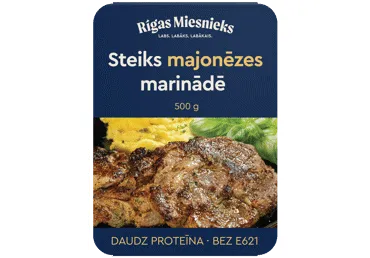 Cūkgaļas steiks majonēzes marinādē RĪGAS MIESNIEKS 500g