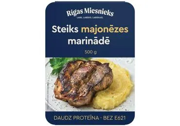 Cūkgaļas steiks majonēzes marinādē RM 500g