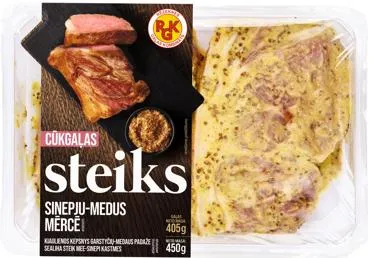 Steiks cūkgaļas sinepju-medus mērcē 450g