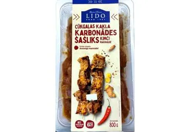 Cūkgaļas kakla karbonādes šašliks kimči LIDO 800g