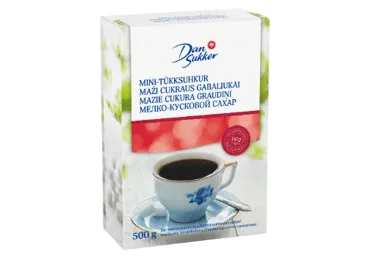 Cukurs baltais mazie graudi DAN SUKKER, 500g