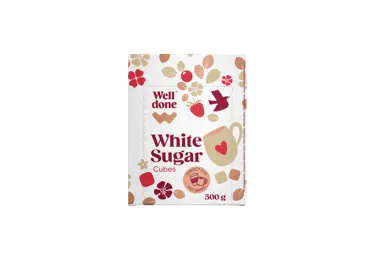 Cukura kubiciņi  WELL DONE 500g