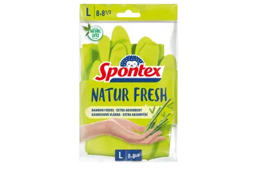 Dabiskā lateksa cimdi SPONTEX L