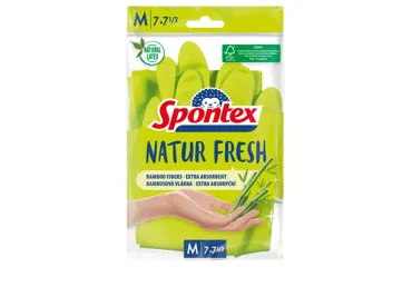 Dabiskā lateksa cimdi SPONTEX M