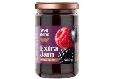 Dažādu ogu džems augstākā labuma WELL DONE 360g