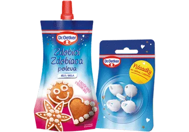 Dekoratīvā glazūra DR. OETKER balta 140g