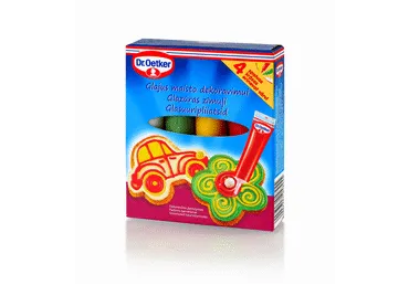 Dekoratīvie glazuras zīmuļi DR. OETKER 76g