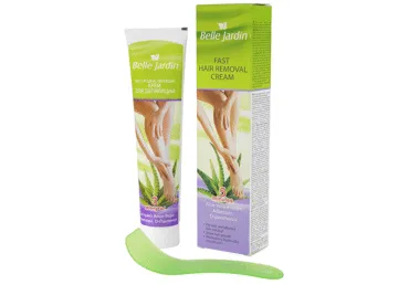BELLE JARDIN Fast Hair Removal ātrdarbīgs depilācijas krēms ar alvejas ekstrakru «5 minūtes» 75ml
