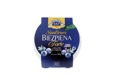 Deserts Biezpiena torte ar melleņu ievārījumu 110g