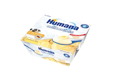 Deserts HUMANA jogurta banānu 6+ 4x100g