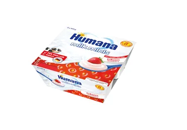 Deserts HUMANA jogurta zemeņu 8+ 4x100g