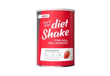 Diētiskais kokteilis Iconfit ar zemeņu garšu ar saldinātāju 495g